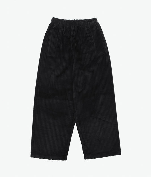 GABRIELA COLL GARMENTS ''NO.287 CORDUROY FLAP POCKET TROUSERS'' (BLACK)