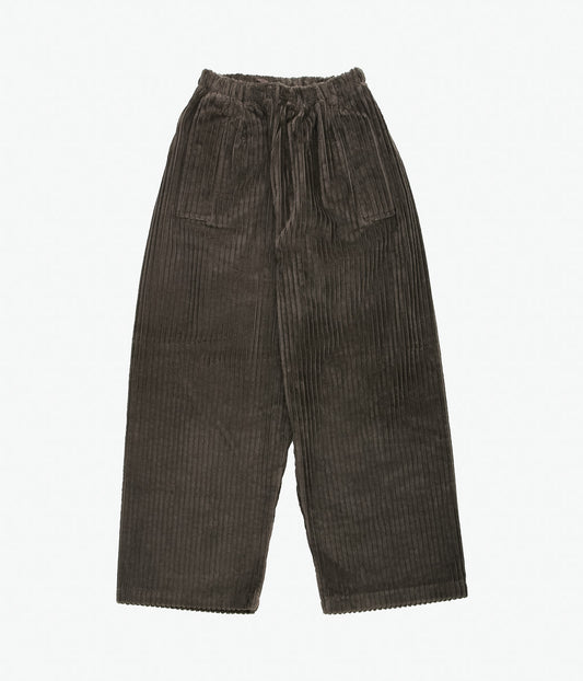 GABRIELA COLL GARMENTS ''NO.287 CORDUROY FLAP POCKET TROUSERS ''(BROWN)