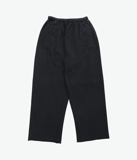 GABRIELA COLL GARMENTS ''NO.287 ORGANIC COTTON FLEECE TROUSERS ''(BLACK)