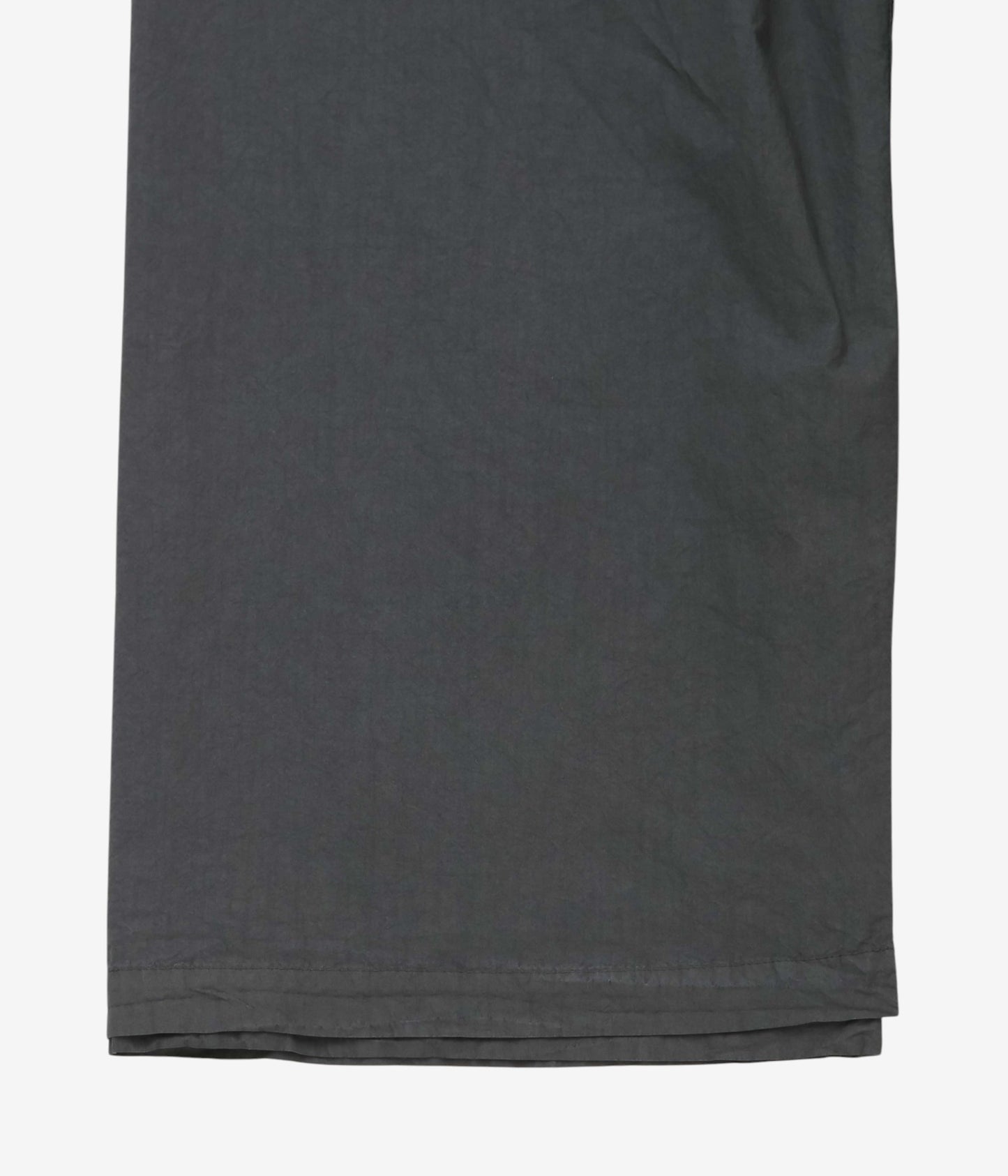 GABRIELA COLL GARMENTS ''NO.287 POPLIN DOUBLE FLAP POCKET TROUSERS'' (BLACK)