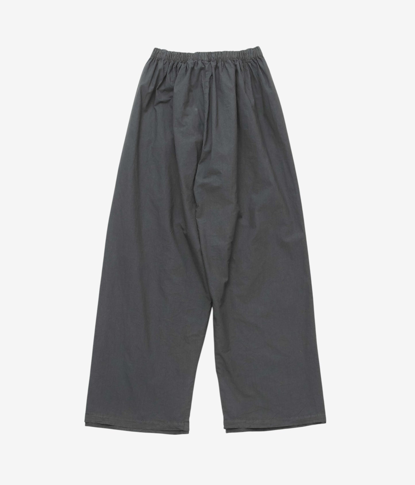 GABRIELA COLL GARMENTS ''NO.287 POPLIN DOUBLE FLAP POCKET TROUSERS'' (BLACK)