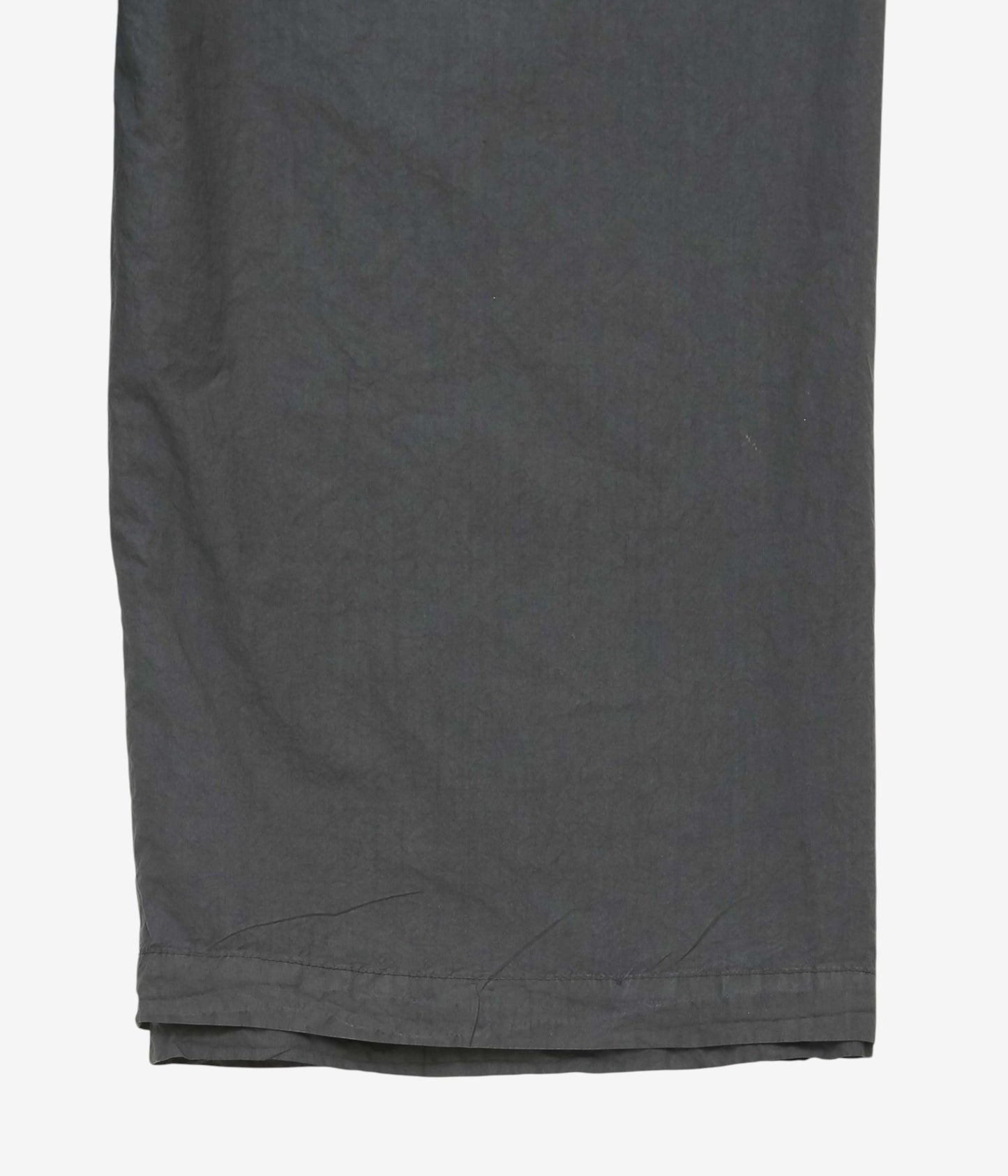 GABRIELA COLL GARMENTS ''NO.287 POPLIN DOUBLE FLAP POCKET TROUSERS'' (BLACK)