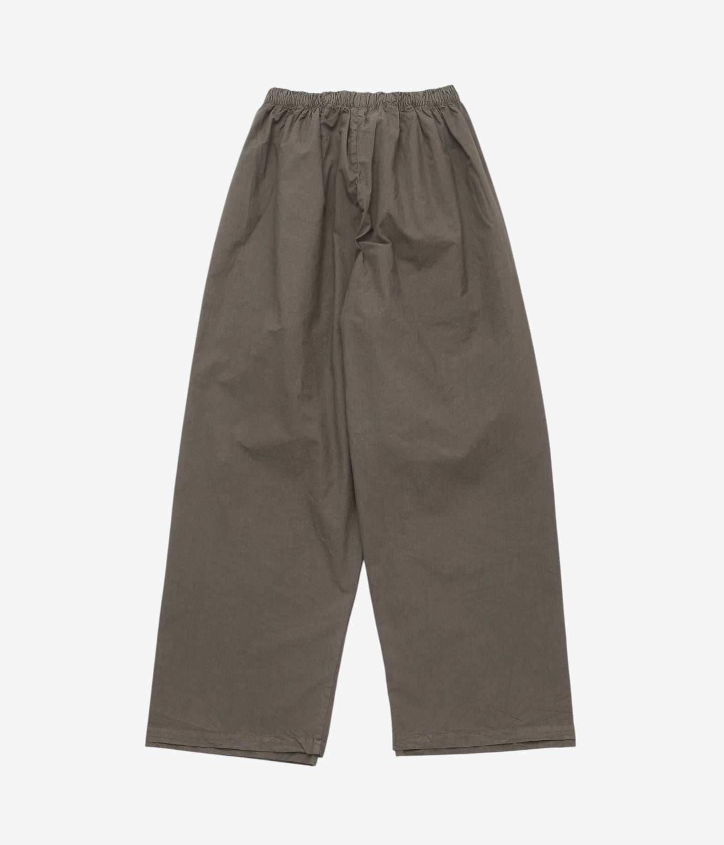 GABRIELA COLL GARMENTS "NO.287 POPLIN DOUBLE FLAP POCKET TROUSERS" (BROWN)