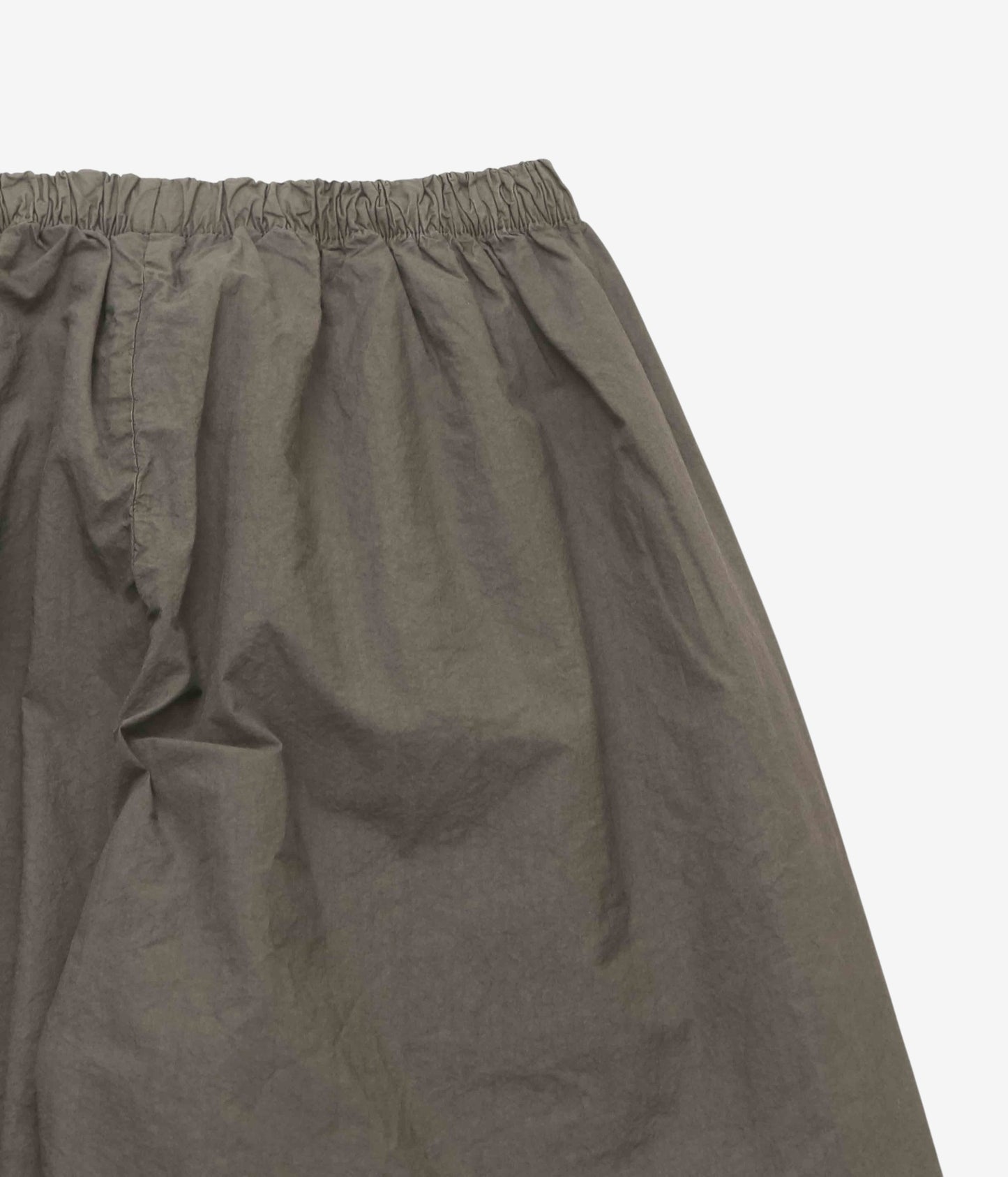 GABRIELA COLL GARMENTS "NO.287 POPLIN DOUBLE FLAP POCKET TROUSERS" (BROWN)