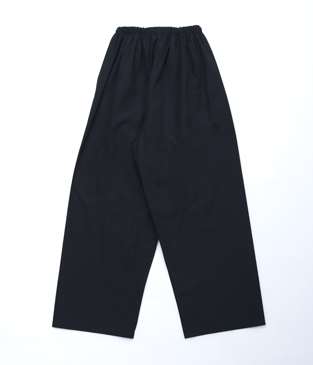 GABRIELA COLL GARMENTS ''NO.287 POPLIN FLAP POCKET TROUSERS ''(BLACK)