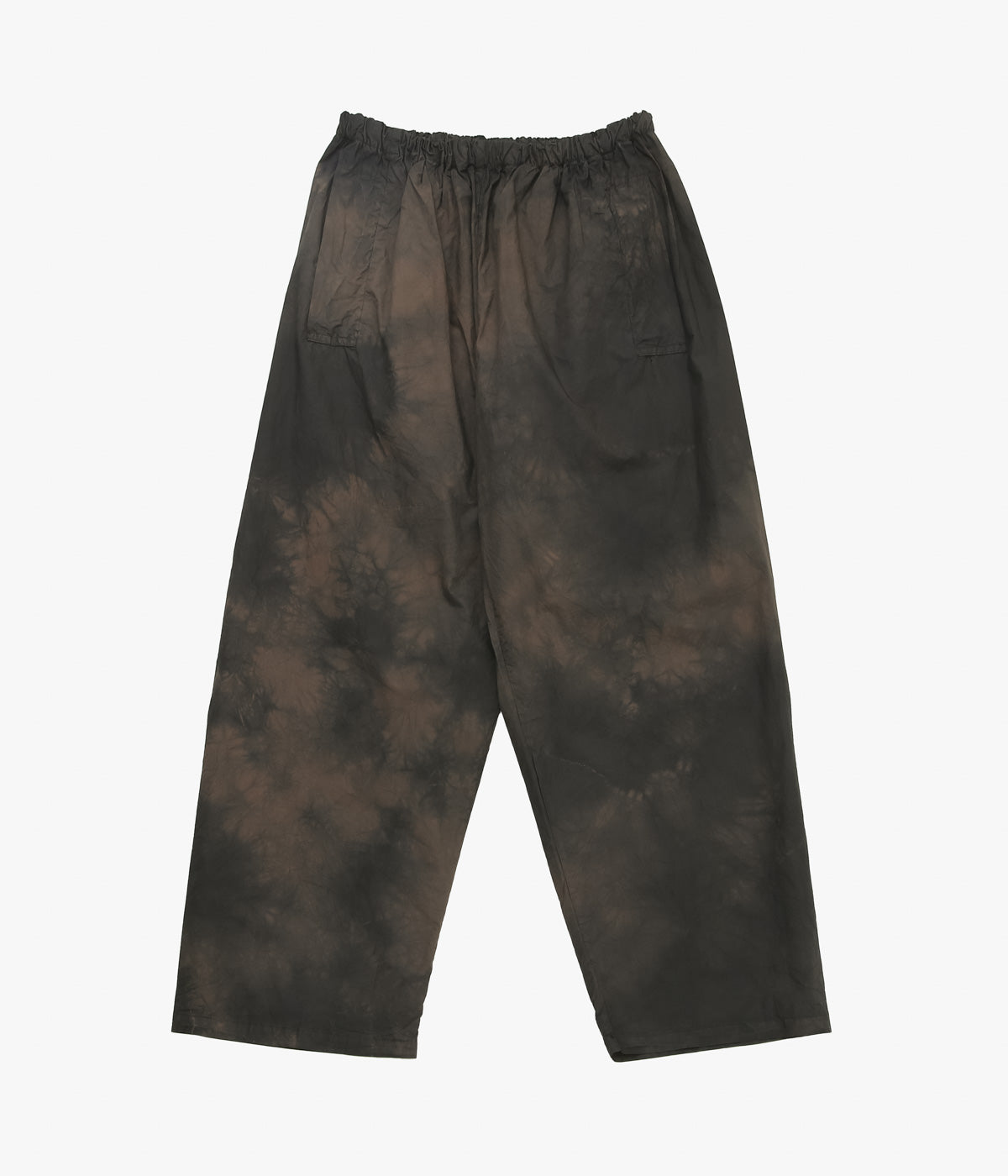 GABRIELA COLL GARMENTS ''NO.287 POPLIN FLAP POCKET TROUSERS'' (BROWN/BLACK)