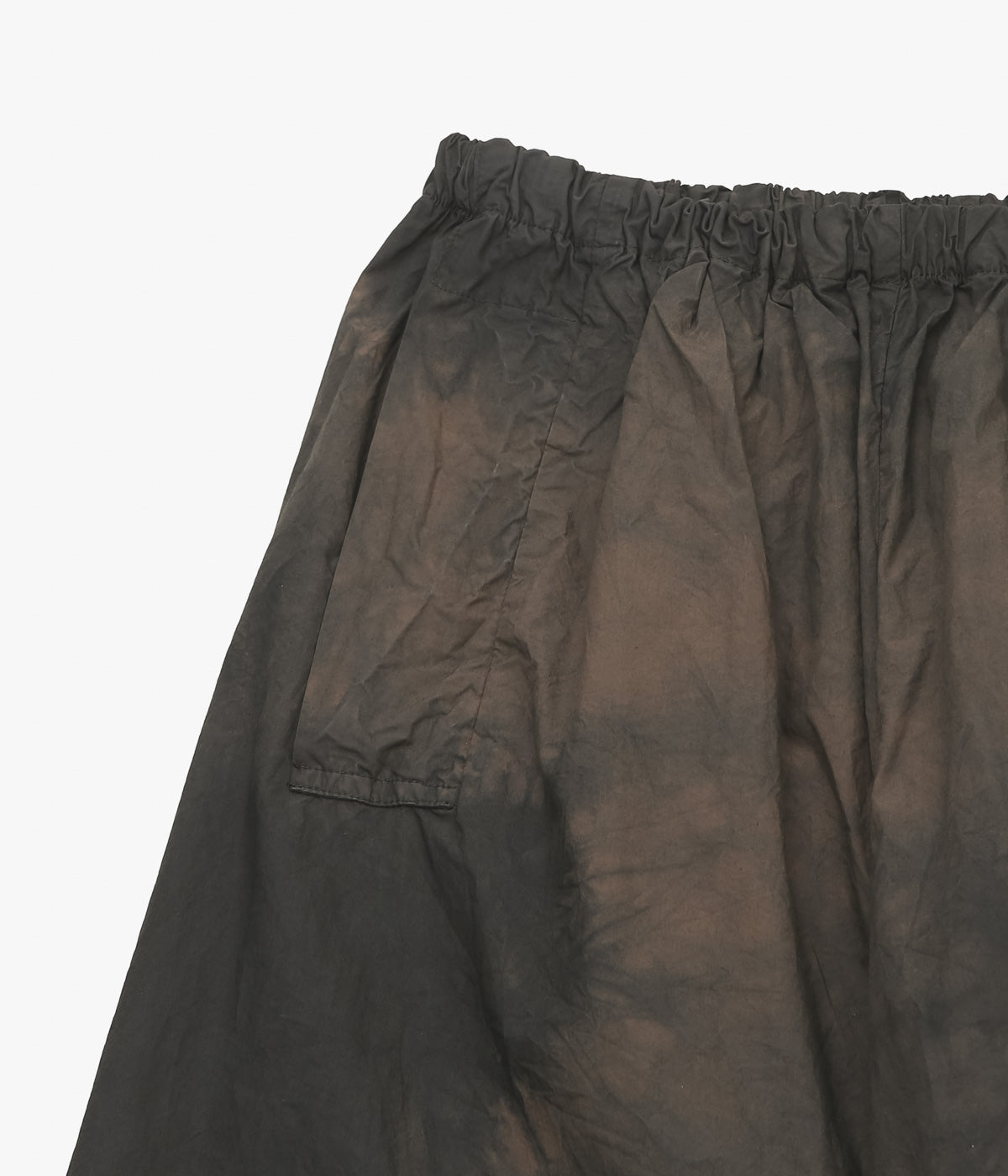 GABRIELA COLL GARMENTS ''NO.287 POPLIN FLAP POCKET TROUSERS'' (BROWN/BLACK)
