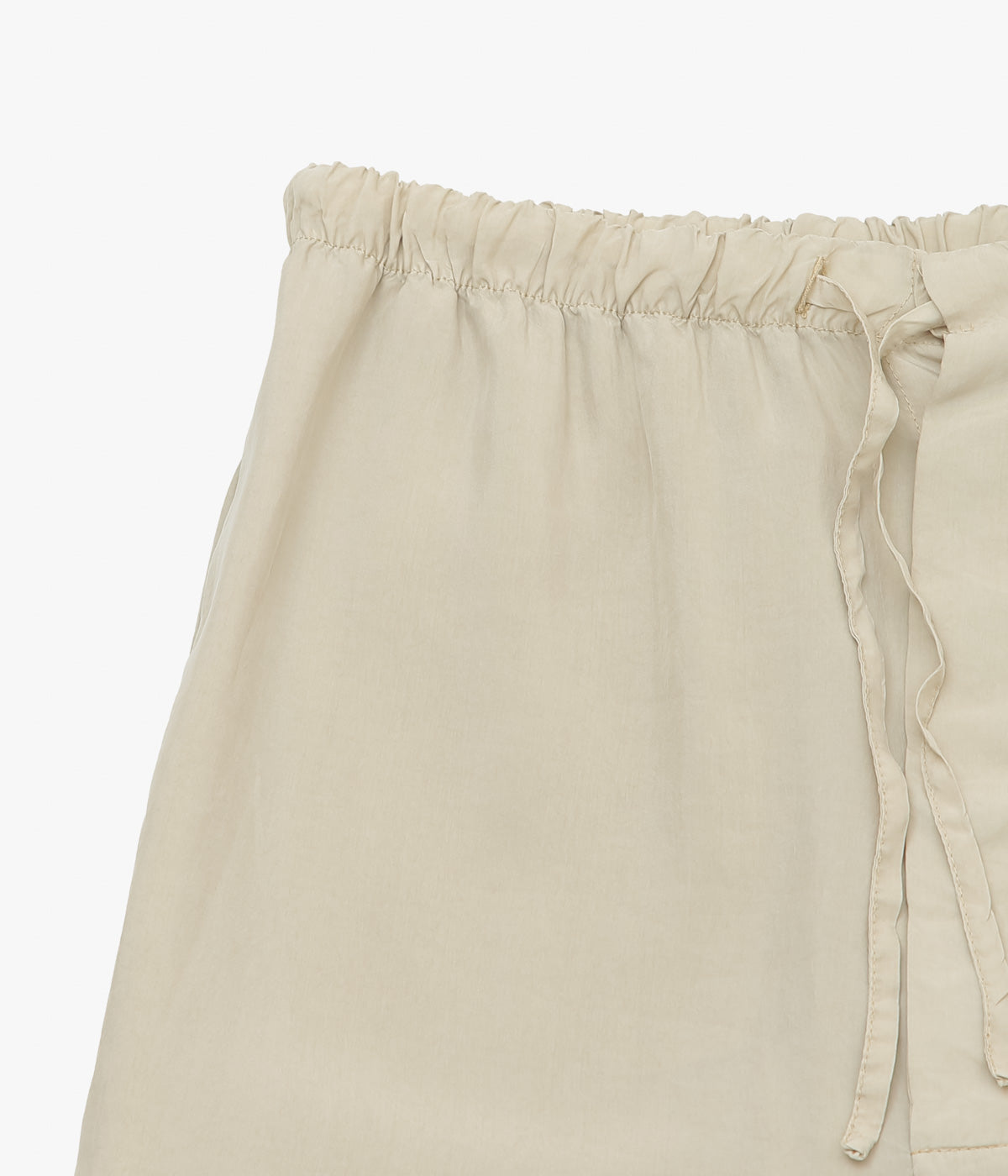 GABRIELA COLL GARMENTS ''NO.288 CUPRO DRAWSTRING TROUSERS'' (STONE)