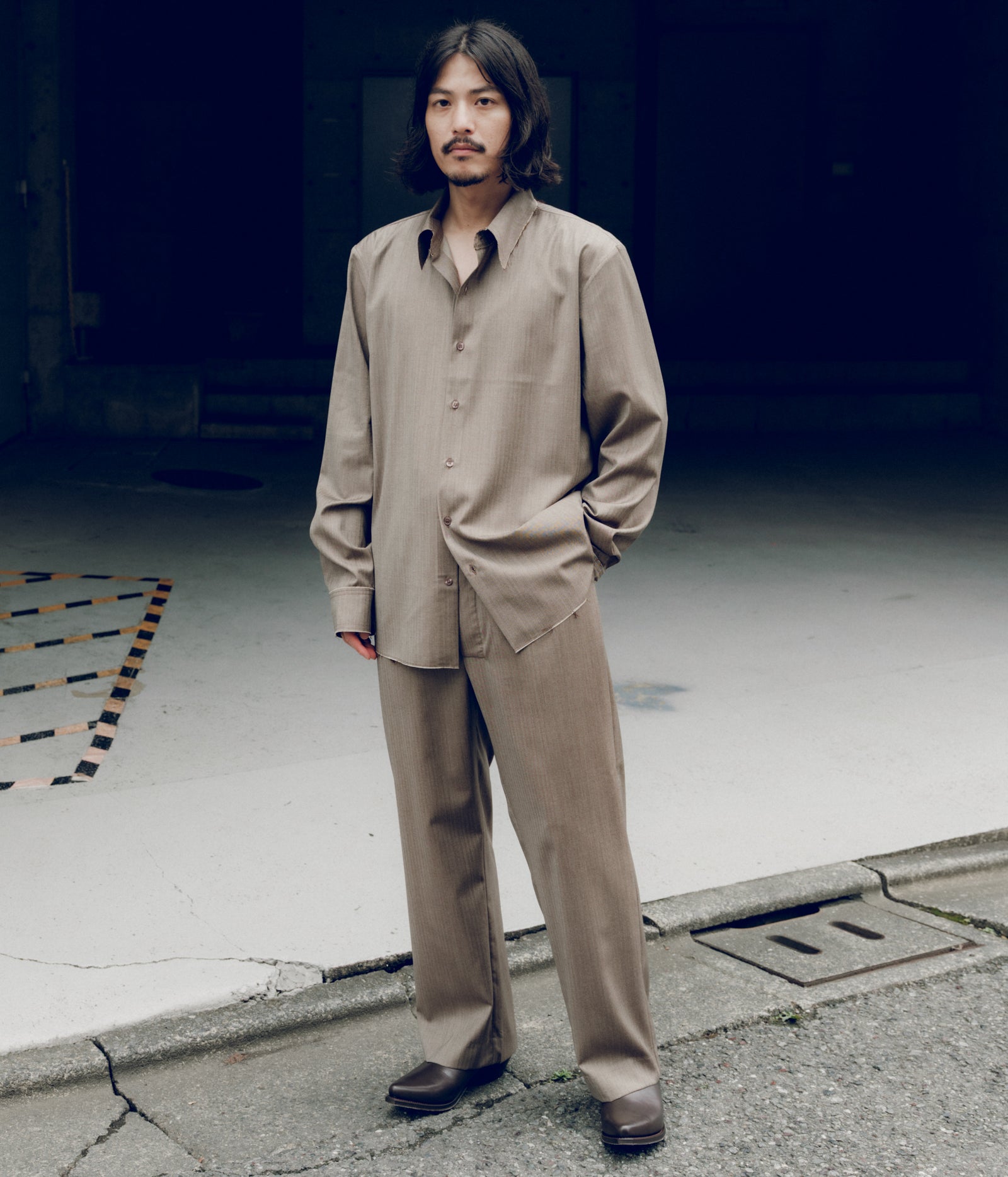 GABRIELA COLL GARMENTS ''NO.288 FINE WOOL DRAWSTRING