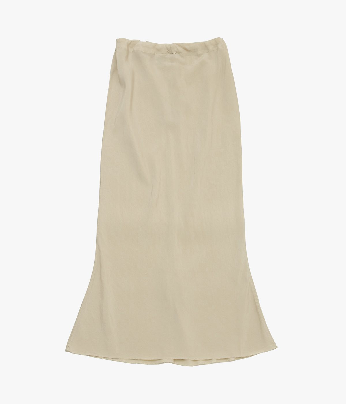 GABRIELA COLL GARMENTS ''NO.290 CUPRO BIAS CUT SKIRT'' (STONE)