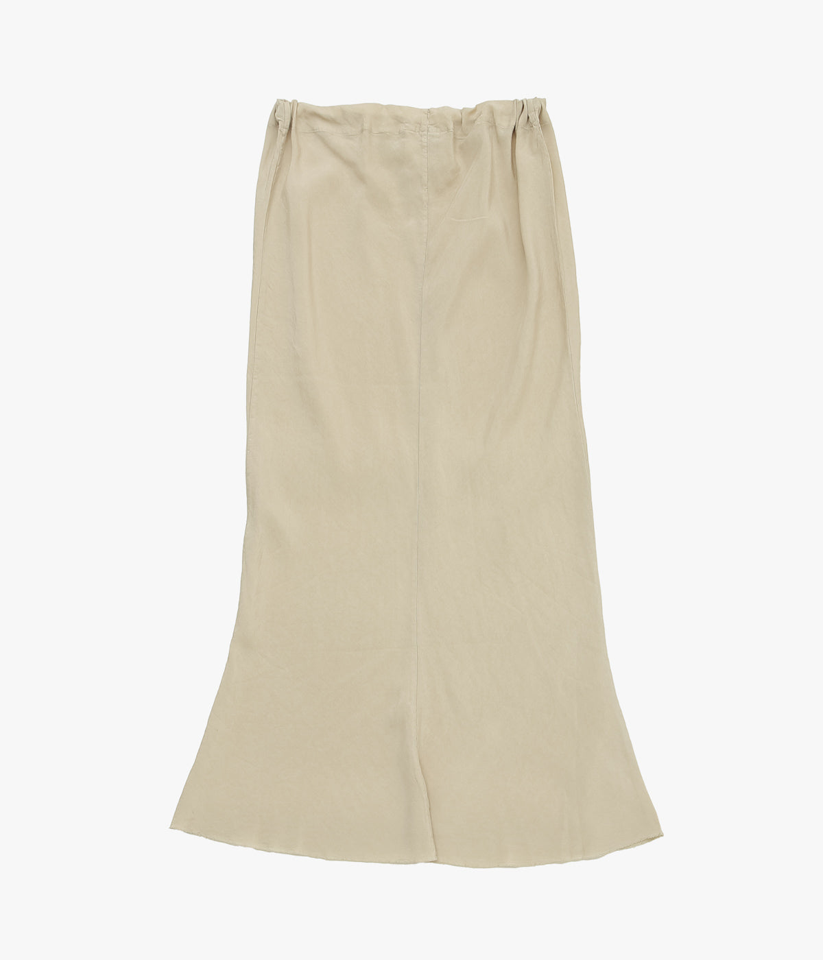 GABRIELA COLL GARMENTS ''NO.290 CUPRO BIAS CUT SKIRT'' (STONE)
