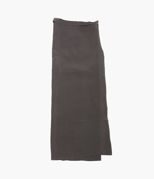 GABRIELA COLL GARMENTS ''NO.304 CUPRO WRAP SKIRT'' (BROWN)