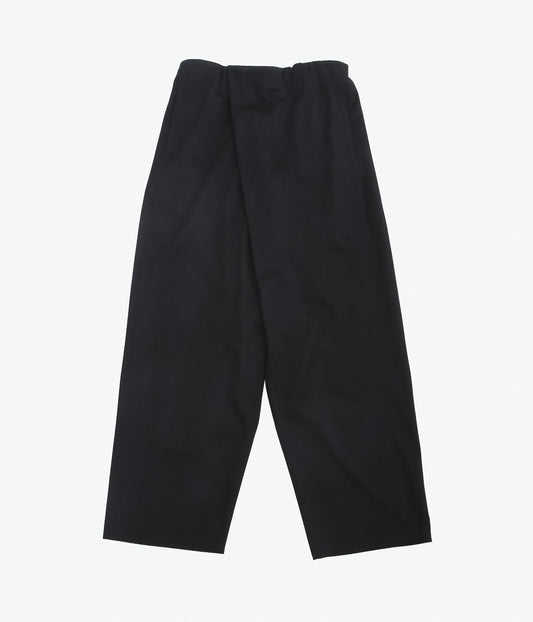 GABRIELA COLL GARMENTS ''NO.310 HEAVY WOOL CROSSED TROUSERS ''(BLACK)