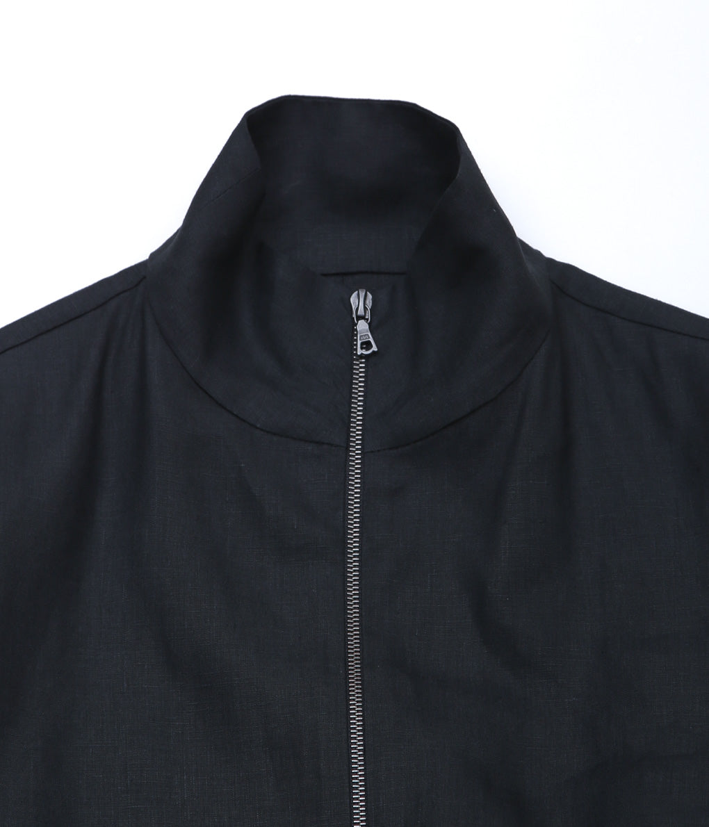 GABRIELA COLL GARMENTS ''NO.311 LINEN POCKET ZIPPER JACKET GABRIELA COLL GARMENTS ''NO.311 LINEN POCKET ZIPPER JACKET