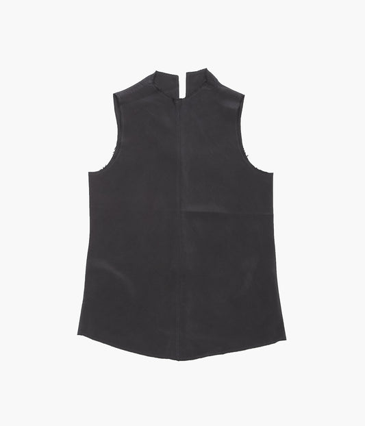 GABRIELA COLL GARMENTS ''NO.322 CUPRO CENTER SEAMS TOP'' (BLACK)