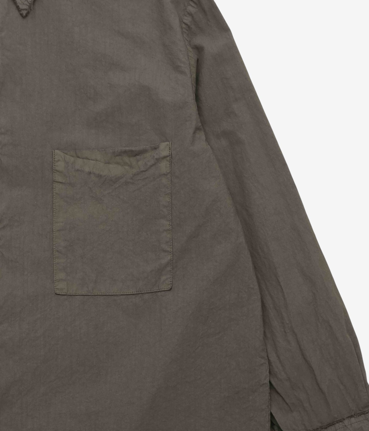 GABRIELA COLL GARMENTS ''NO.328 POPLIN OVERSIZED SHIRT'' (BROWN)