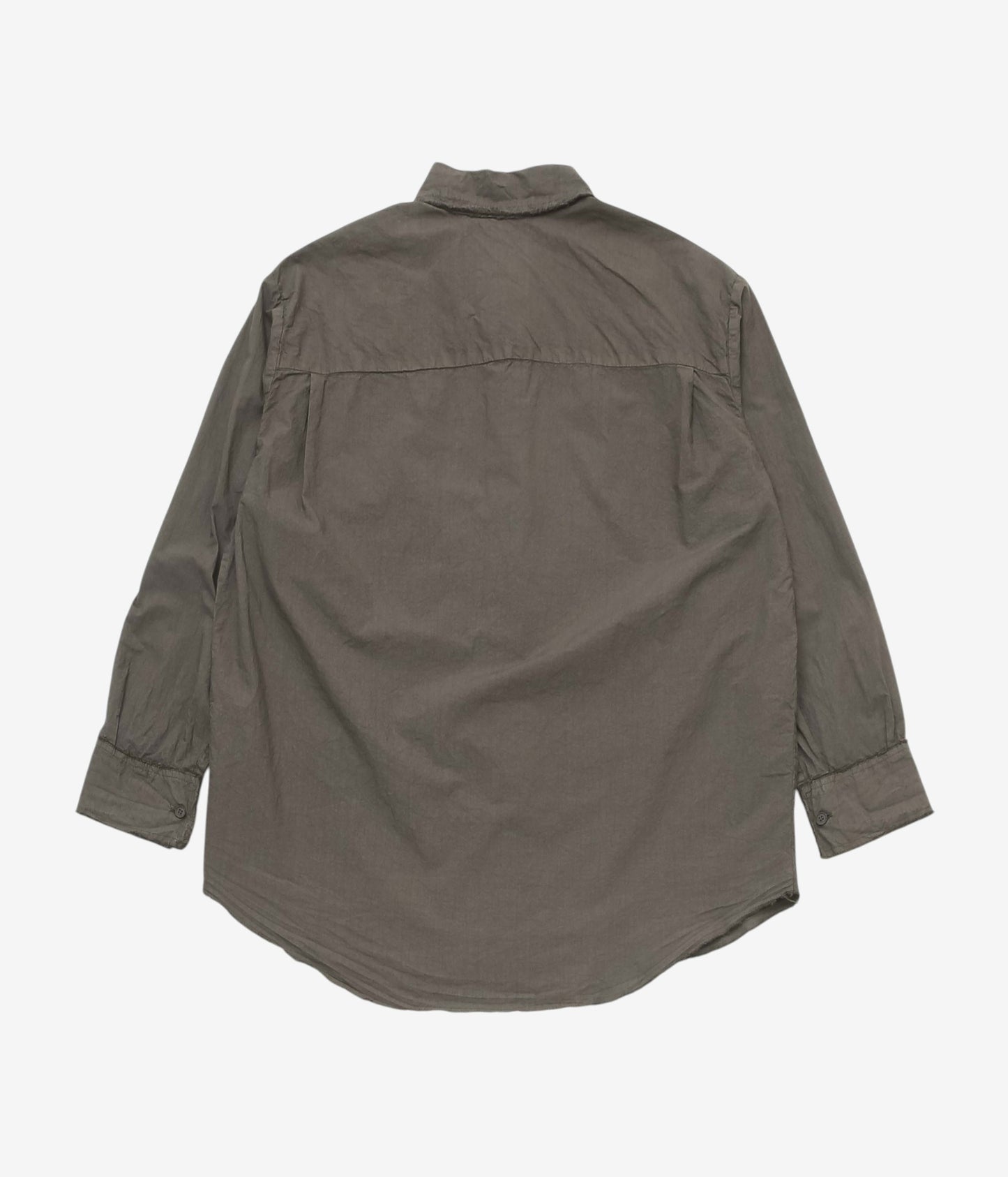 GABRIELA COLL GARMENTS ''NO.328 POPLIN OVERSIZED SHIRT'' (BROWN)