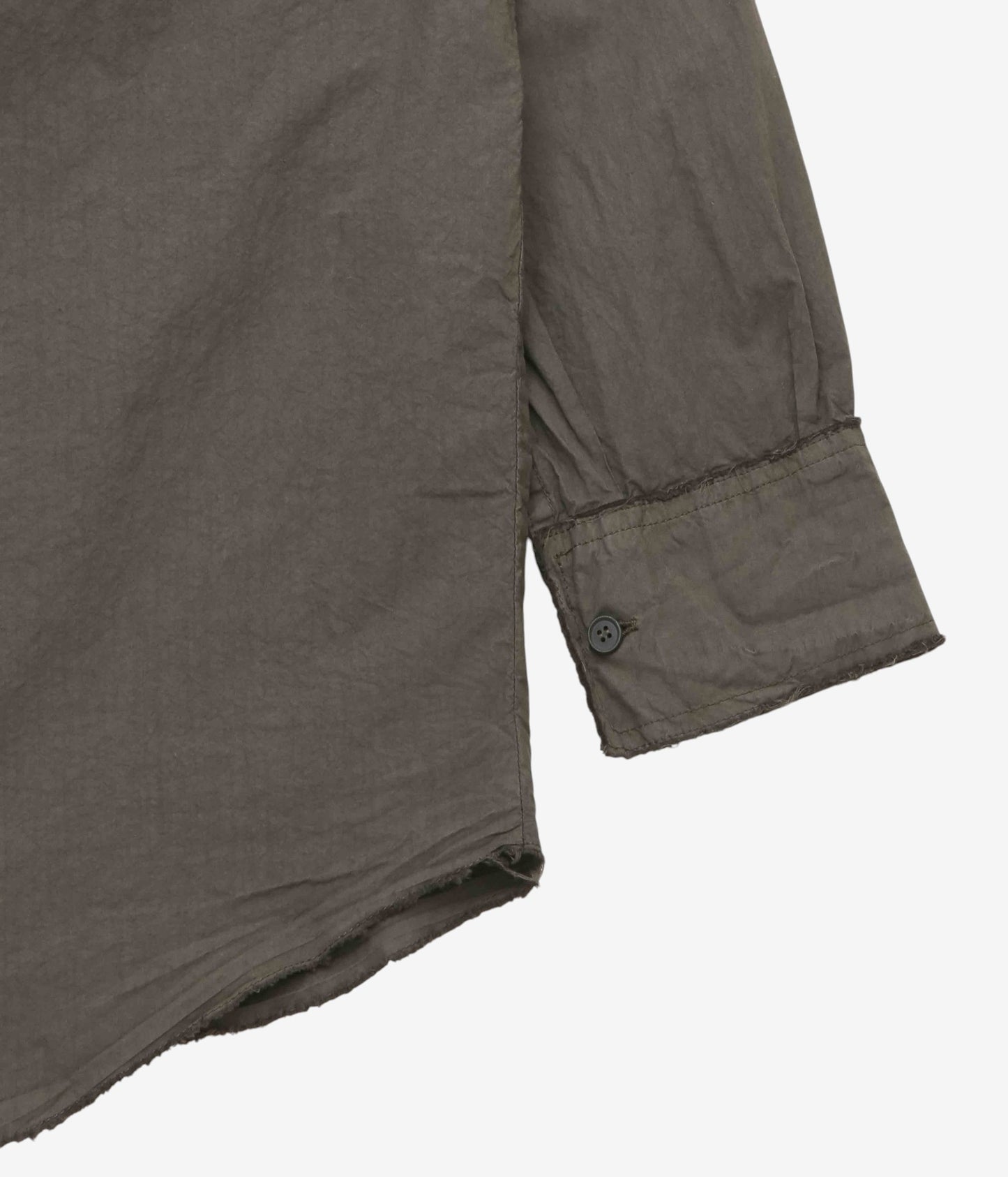 GABRIELA COLL GARMENTS ''NO.328 POPLIN OVERSIZED SHIRT'' (BROWN)