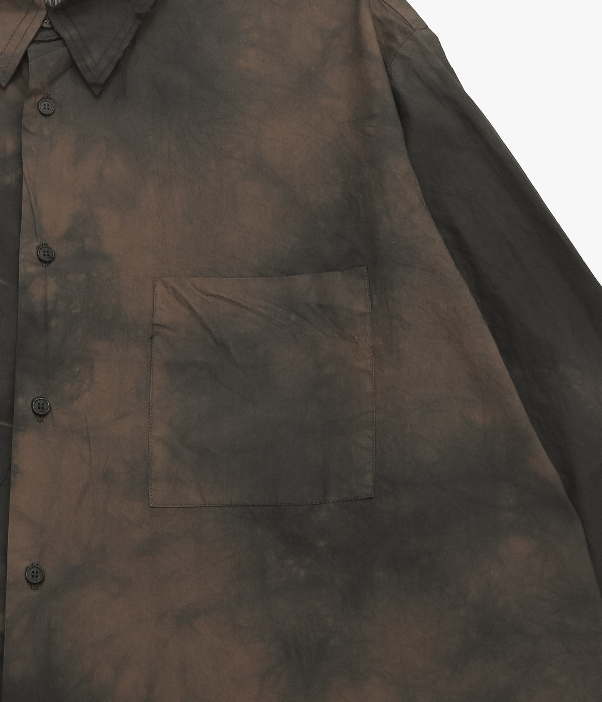 GABRIELA COLL GARMENTS ''NO.328 POPLIN OVERSIZED SHIRT'' (BROWN/BLACK)