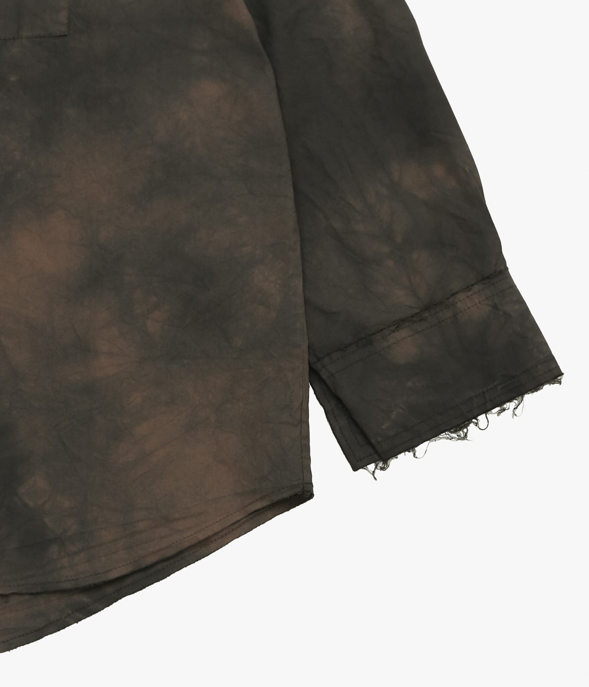 GABRIELA COLL GARMENTS ''NO.328 POPLIN OVERSIZED SHIRT'' (BROWN/BLACK)