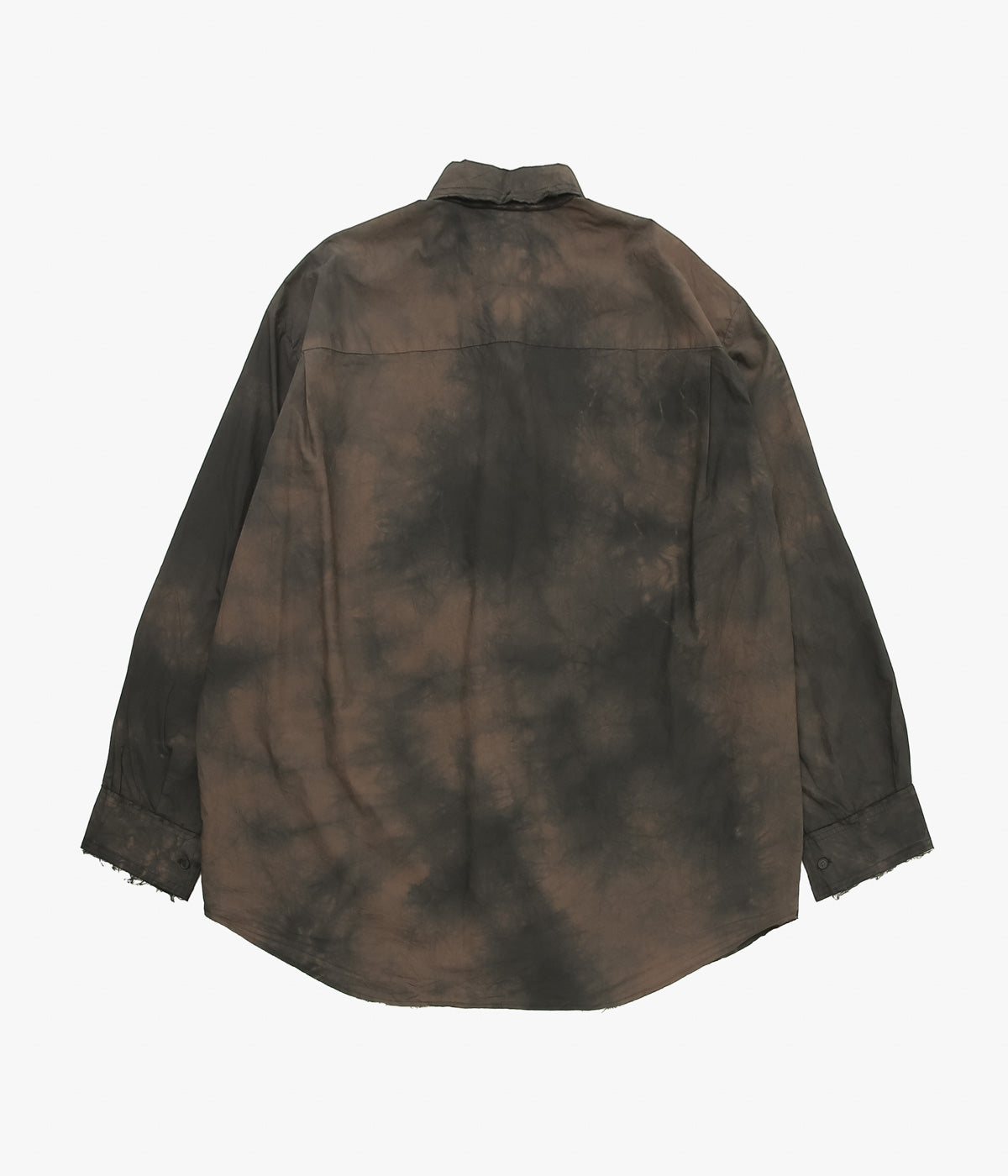 GABRIELA COLL GARMENTS ''NO.328 POPLIN OVERSIZED SHIRT'' (BROWN/BLACK)