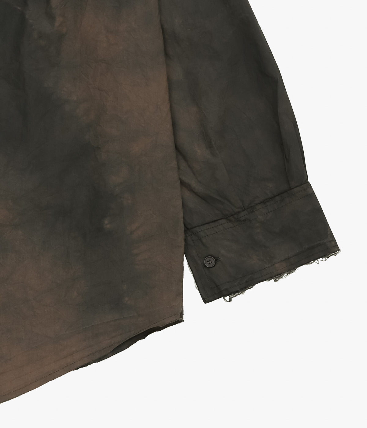 GABRIELA COLL GARMENTS ''NO.328 POPLIN OVERSIZED SHIRT'' (BROWN/BLACK)