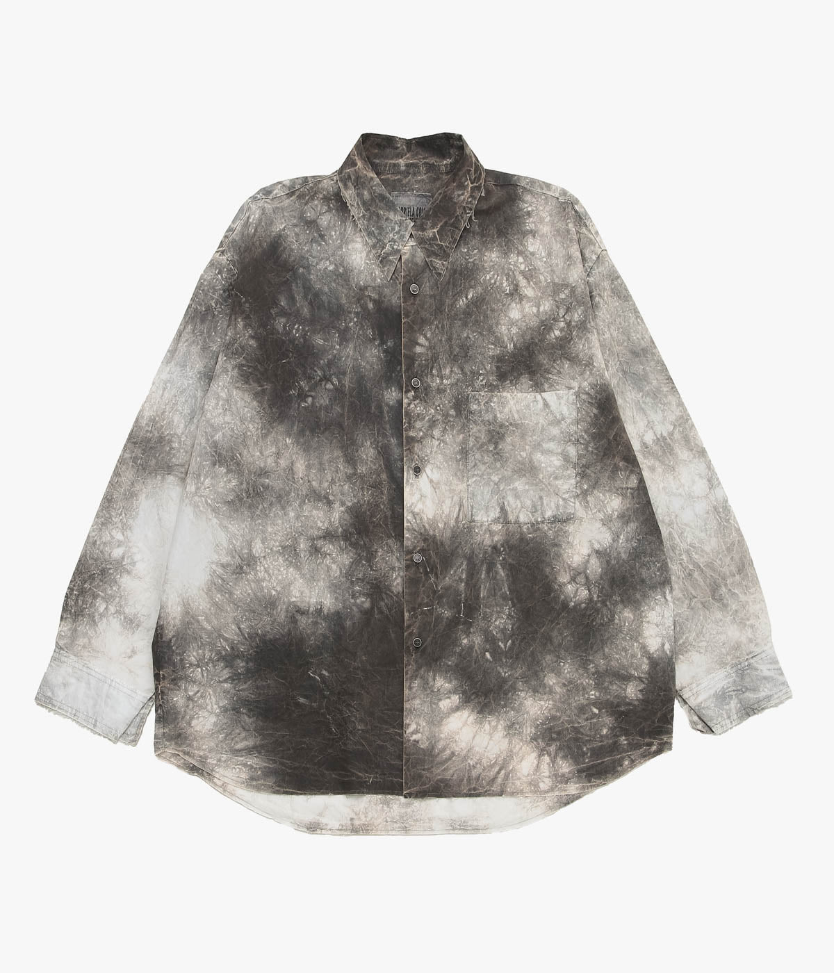 GABRIELA COLL GARMENTS ''NO.328 POPLIN OVERSIZED SHIRT'' (WHITE/BLACK)