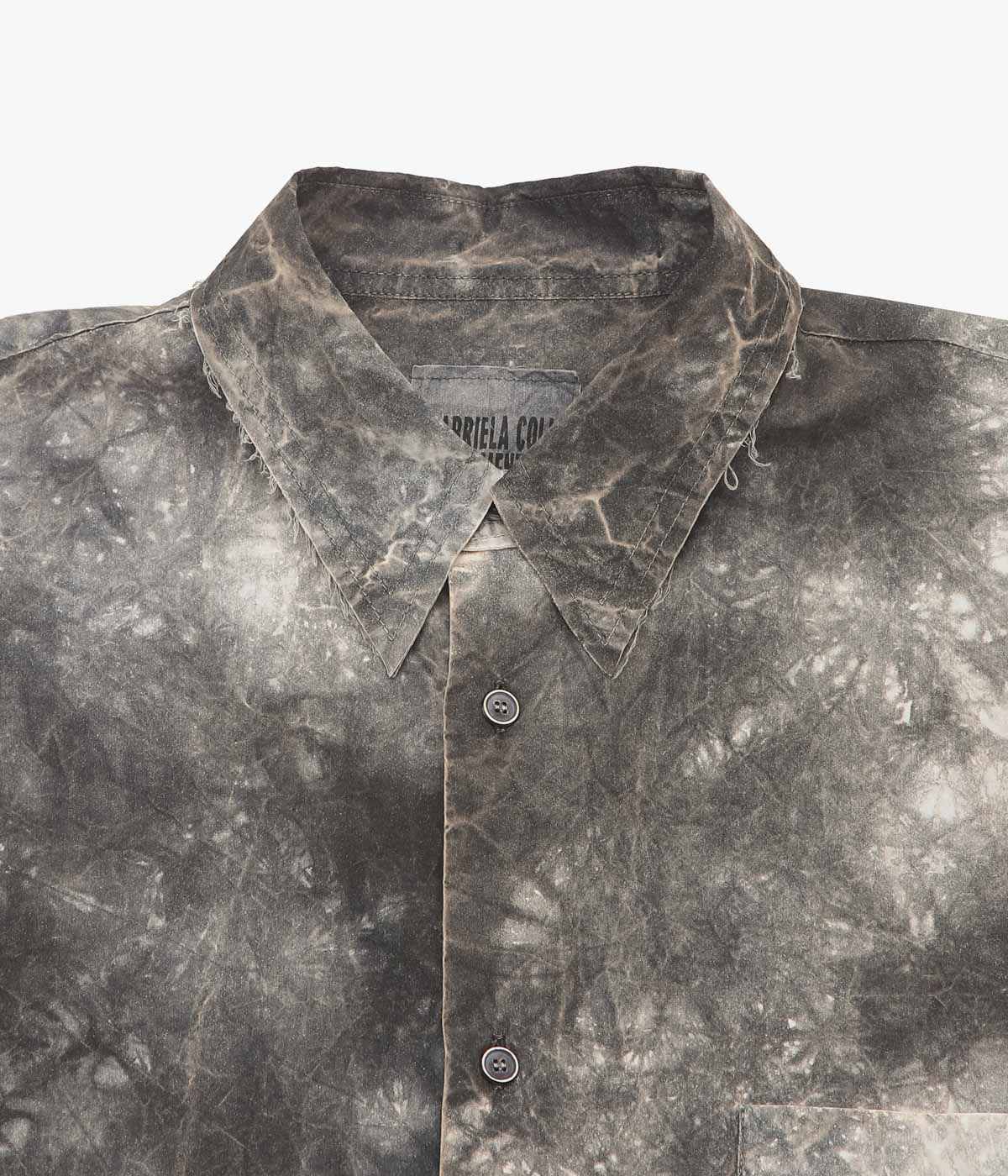GABRIELA COLL GARMENTS ''NO.328 POPLIN OVERSIZED SHIRT'' (WHITE/BLACK)