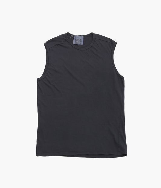 GABRIELA COLL GARMENTS ''NO.33 ORGANIC COTTON SLEEVELESS T-SHIRT'' (BLACK)