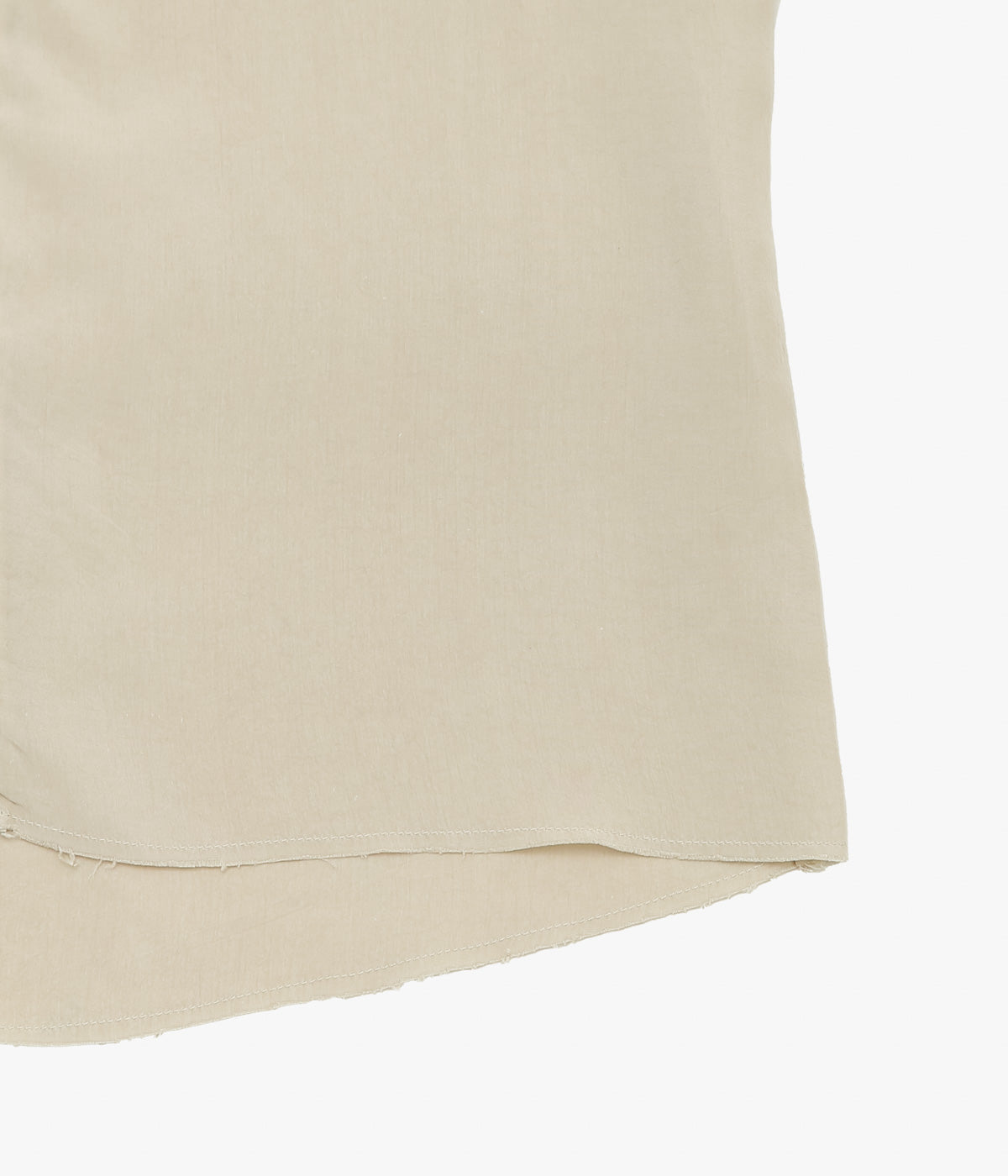 GABRIELA COLL GARMENTS ''NO.335 CUPRO SLEEVELESS HOODED ZIPPER TOP'' (STONE)