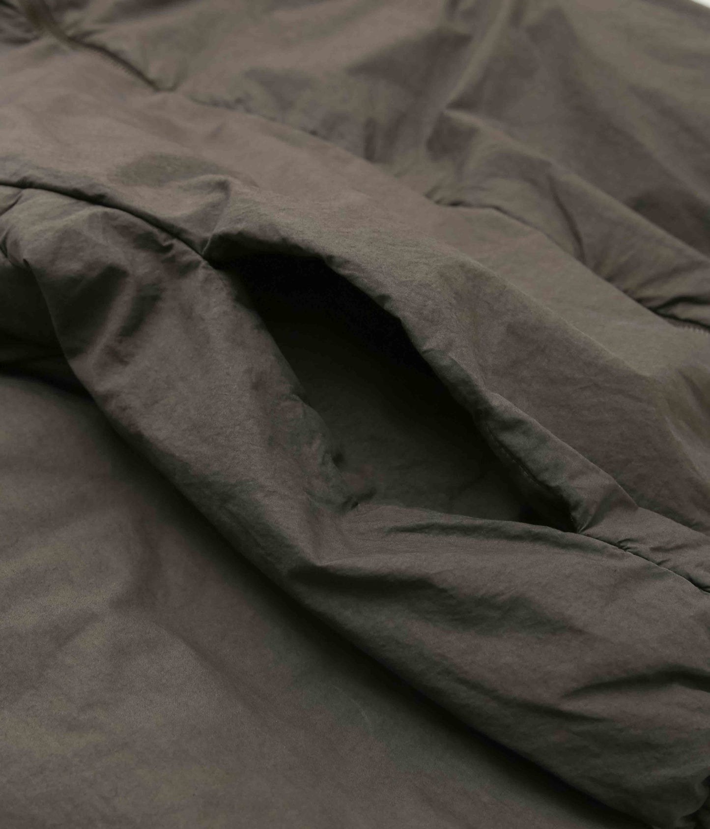 GABRIELA COLL GARMENTS "NO.340 POPLIN PADDED JACKET" (BROWN)