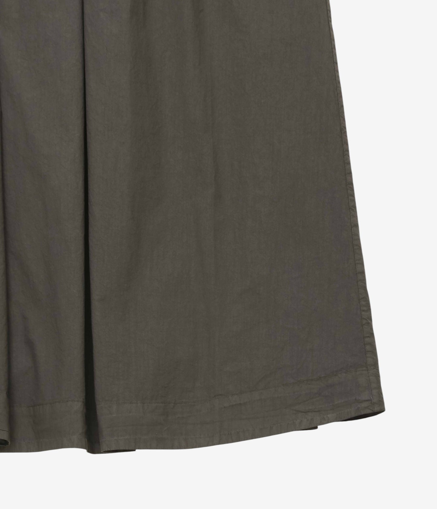 GABRIELA COLL GARMENTS "NO.341 포플린 오버사이즈 스커트" (BROWN)