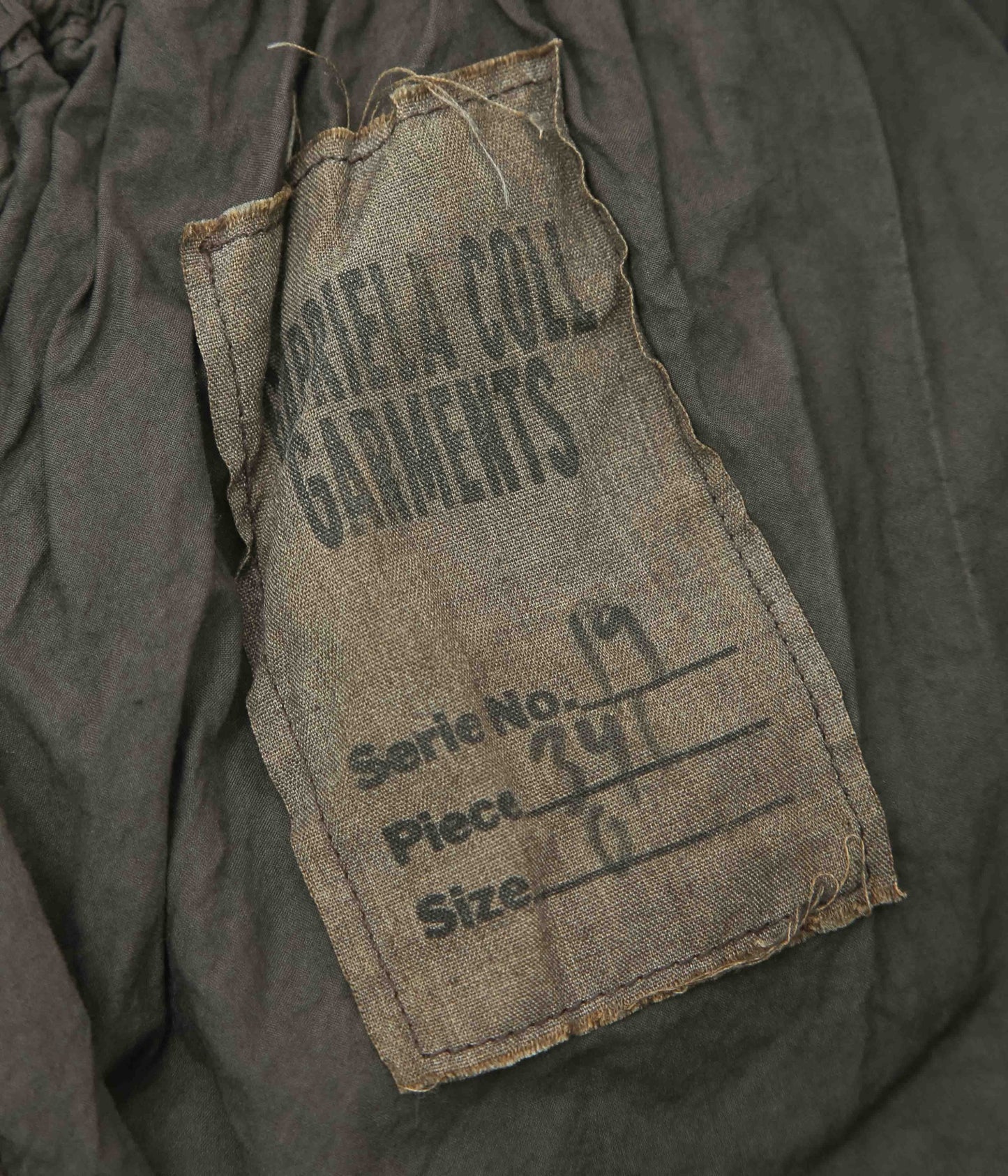 GABRIELA COLL GARMENTS "NO.341 포플린 오버사이즈 스커트" (BROWN)