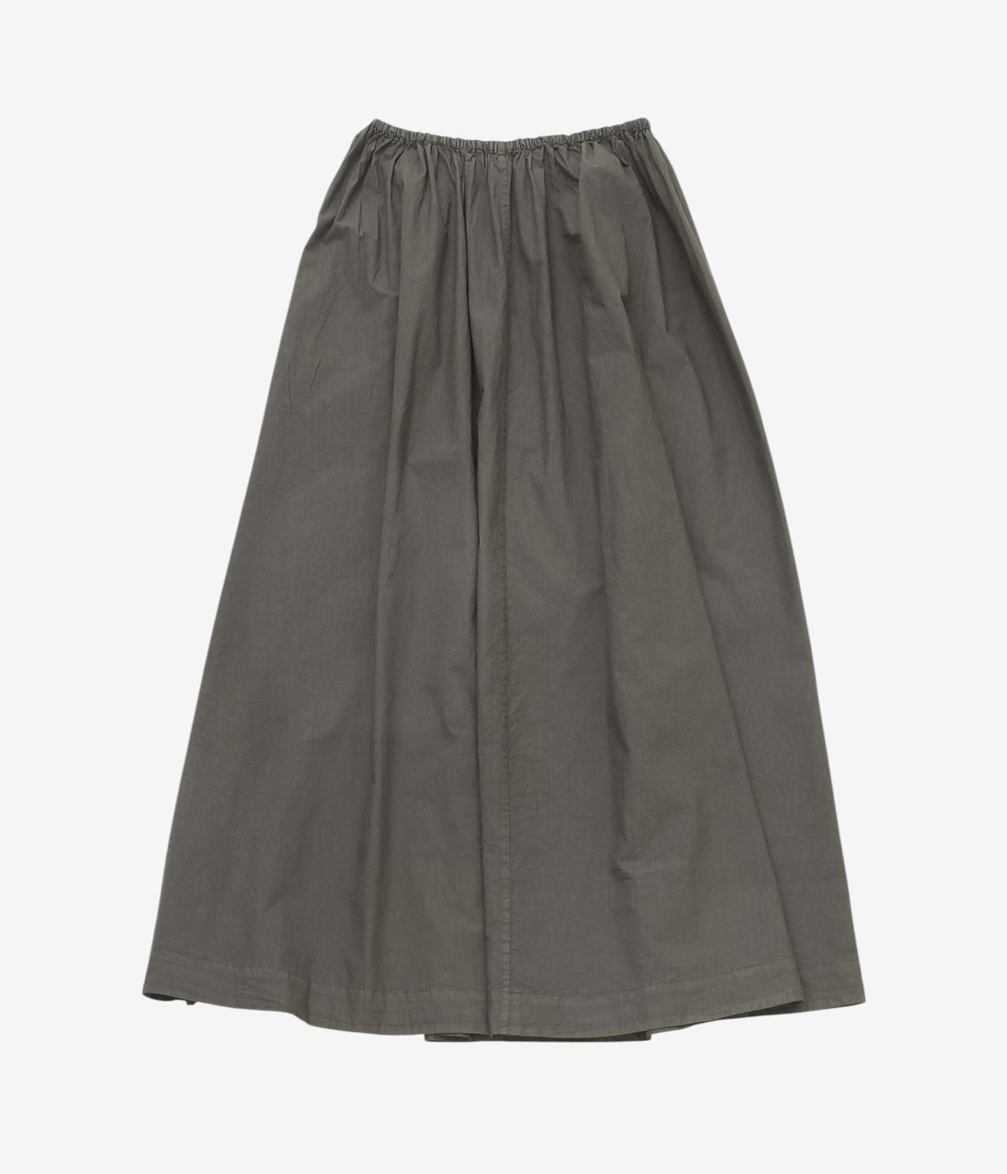 GABRIELA COLL GARMENTS "NO.341 포플린 오버사이즈 스커트" (BROWN)