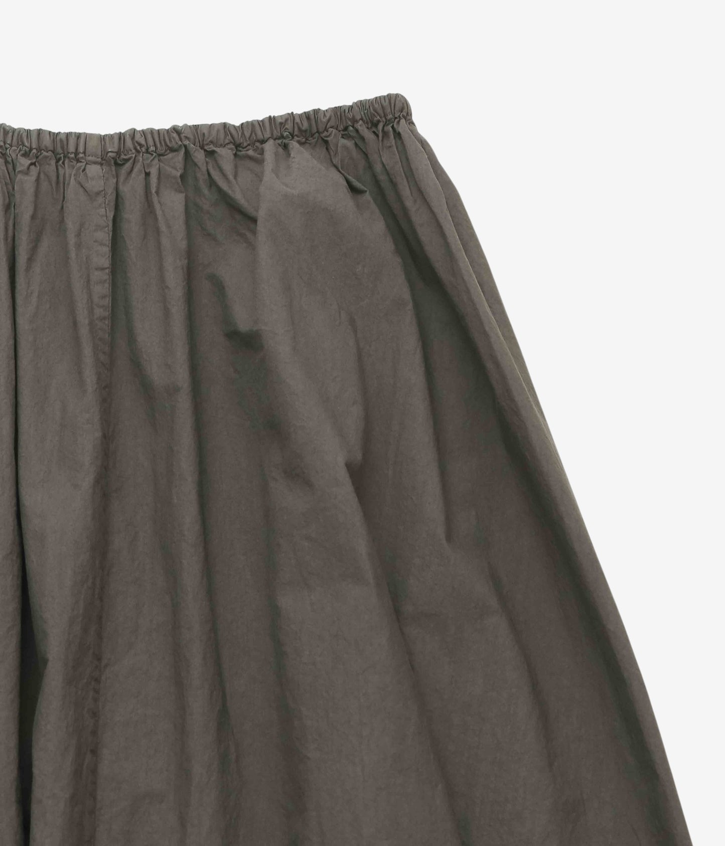 GABRIELA COLL GARMENTS "NO.341 포플린 오버사이즈 스커트" (BROWN)