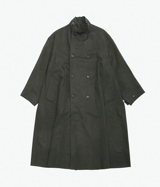 GABRIELA COLL GARMENTS ''NO.65 HEAVY WOOL OVERSIZED COAT'' (GREEN)
