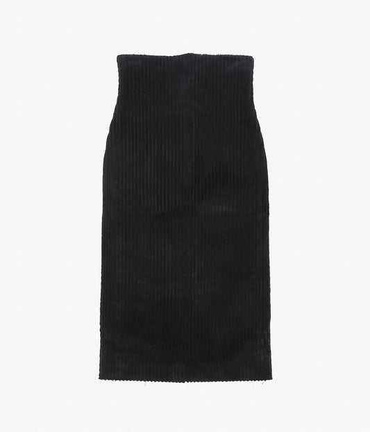 GABRIELA COLL GARMENTS ''NO.69 CORDUROY HIGH WAIST SKIRT ''(BLACK)