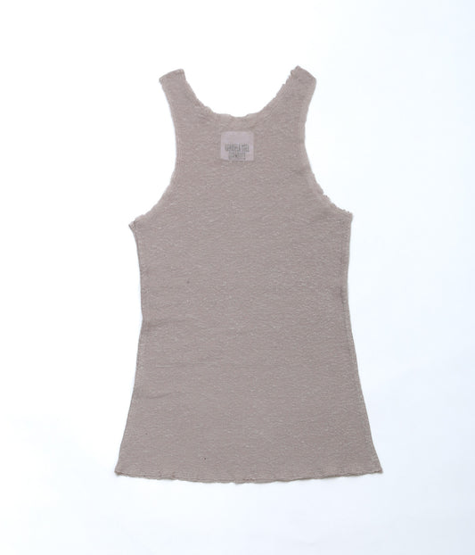 GABRIELA COLL GARMENTS ''NO.73 LINEN JERSEY TOP'' (WARM GRAY)