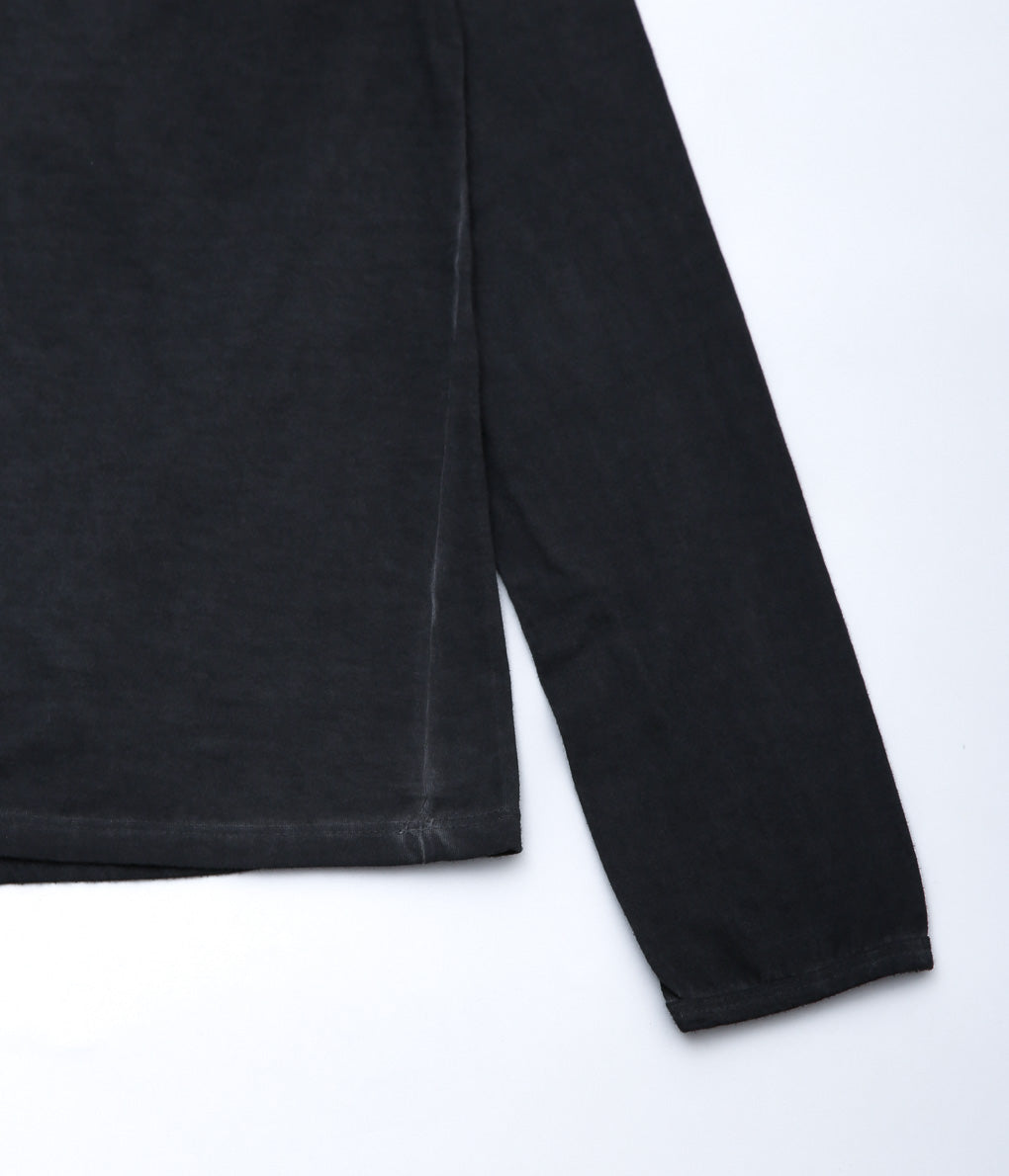 GABRIELA COLL GARMENTS ''NO.87 ORGANIC COTTON LONG SLEEVE T-SHIRT'' (BLACK)