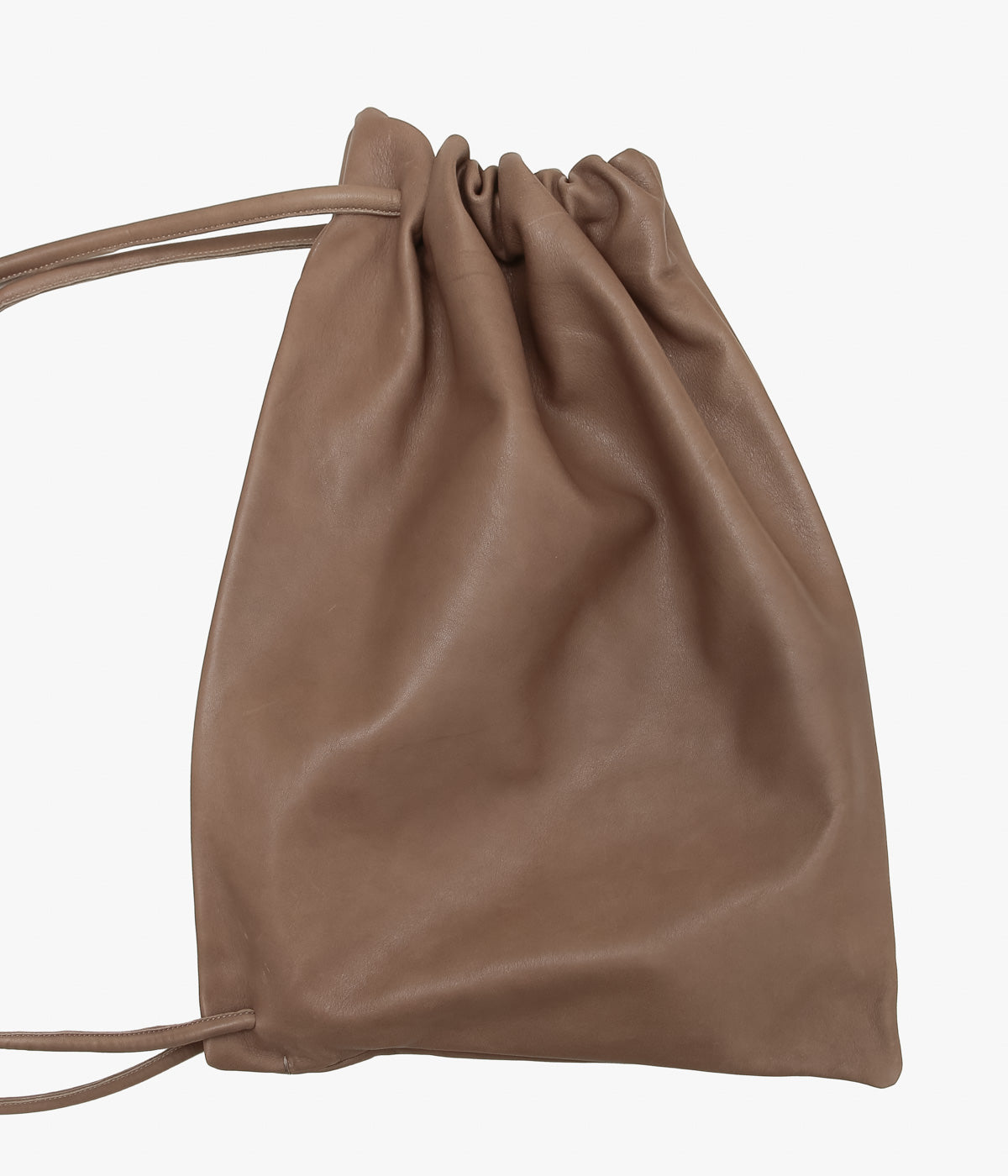 GABRIELA COLL GARMENTS ''NO.131 LEATHER GATHERED CROSSED BAG