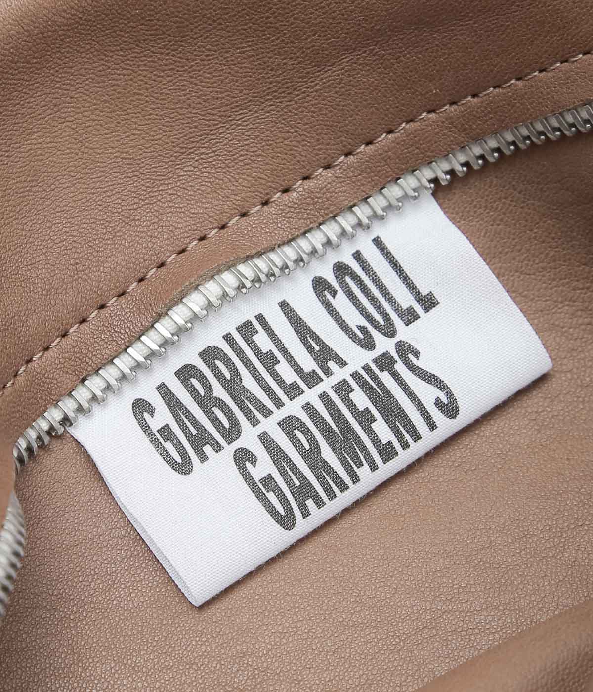 GABRIELA COLL GARMENTS ''NO.131 LEATHER GATHERED CROSSED BAG