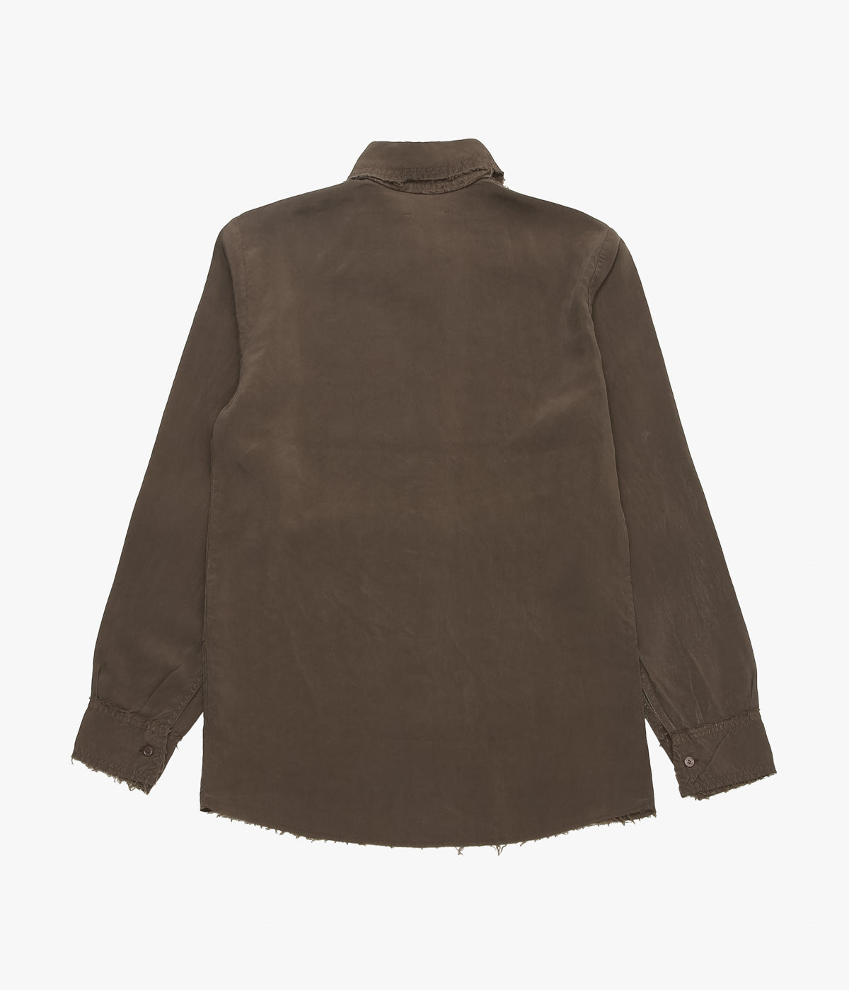 GABRIELA COLL GARMENTS ''NO.197 CUPRO SHIRT'' (BROWN)