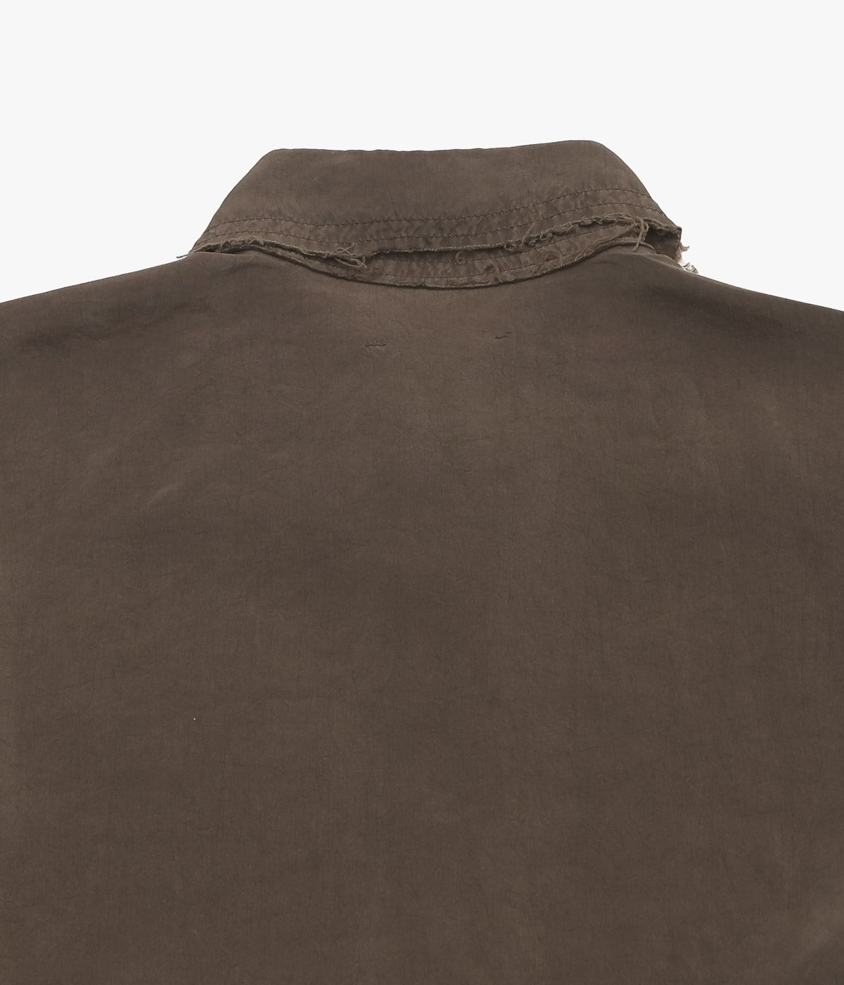 GABRIELA COLL GARMENTS ''NO.197 CUPRO SHIRT'' (BROWN)