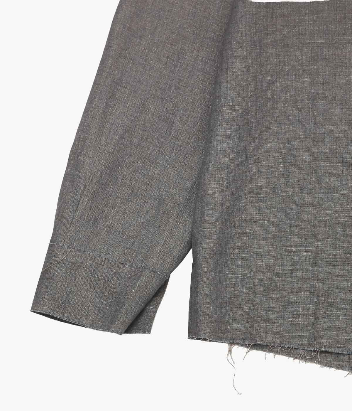 GABRIELA COLL GARMENTS ''NO.197 LINEN SHIRT'' (BROWN)