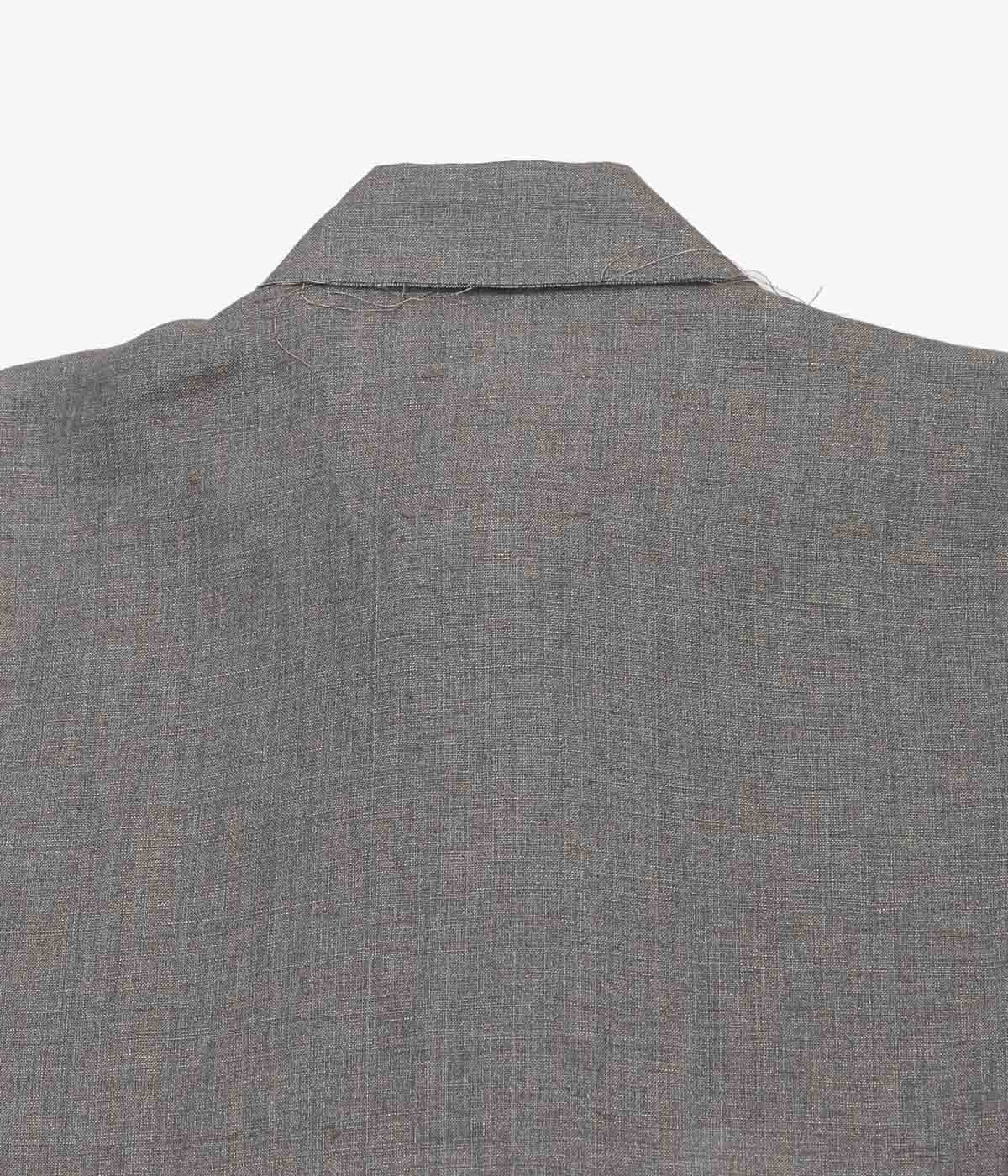 GABRIELA COLL GARMENTS ''NO.197 LINEN SHIRT'' (BROWN)