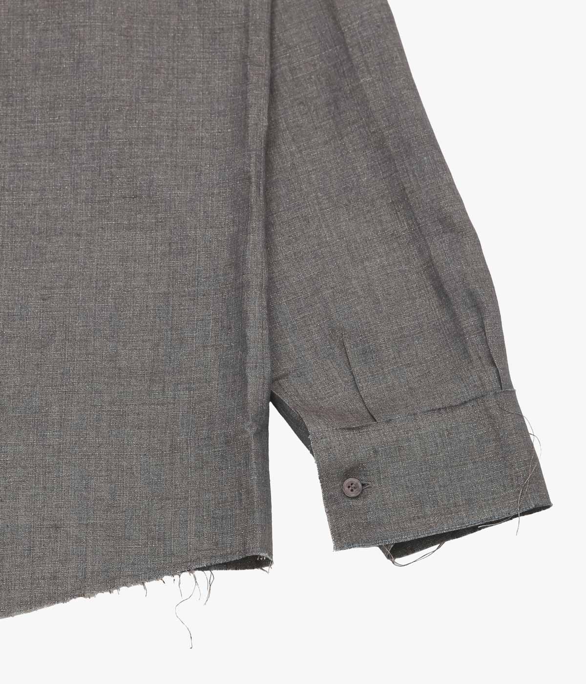 GABRIELA COLL GARMENTS ''NO.197 LINEN SHIRT'' (BROWN)