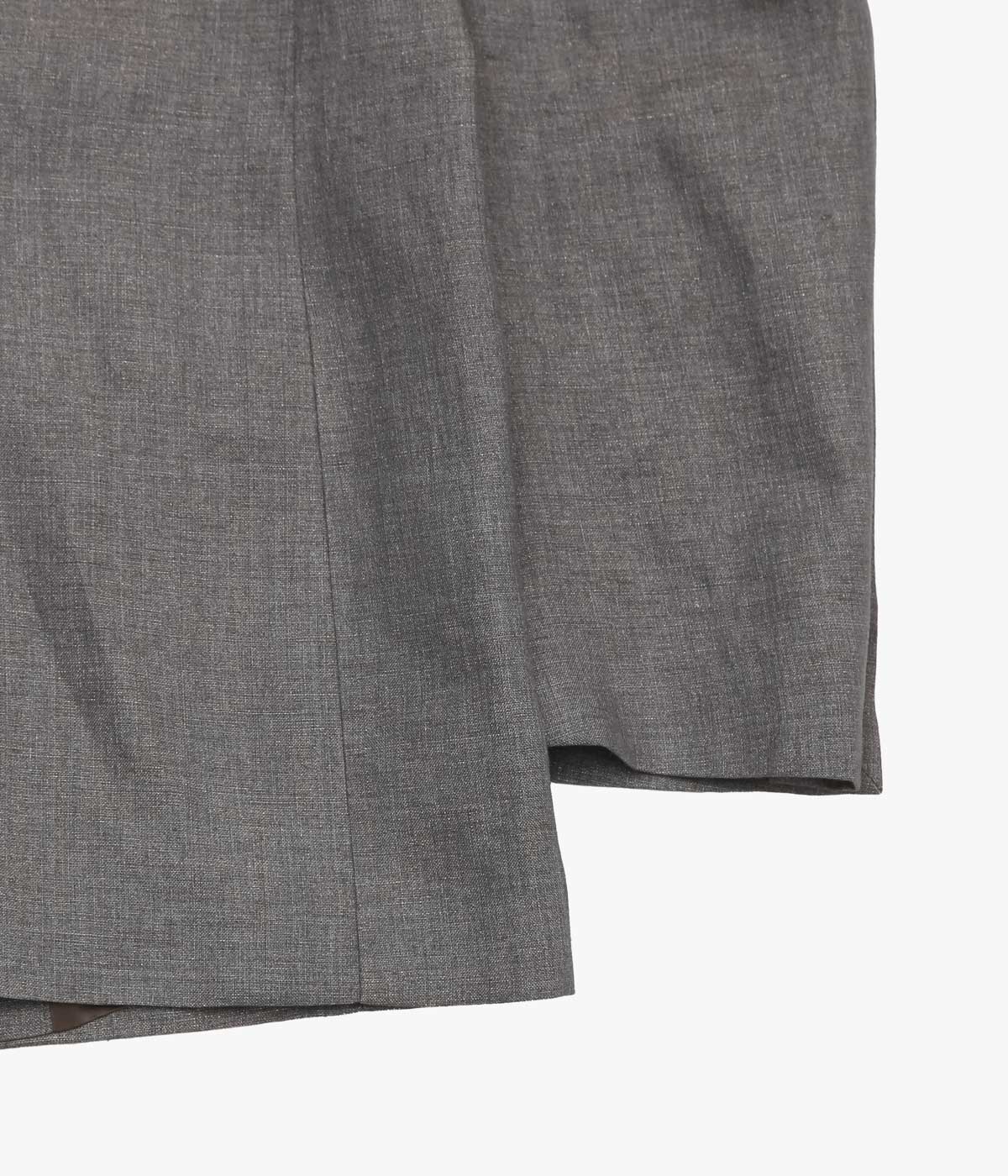 GABRIELA COLL GARMENTS ''NO.206 LINEN TAILORED JACKET'' (BROWN)