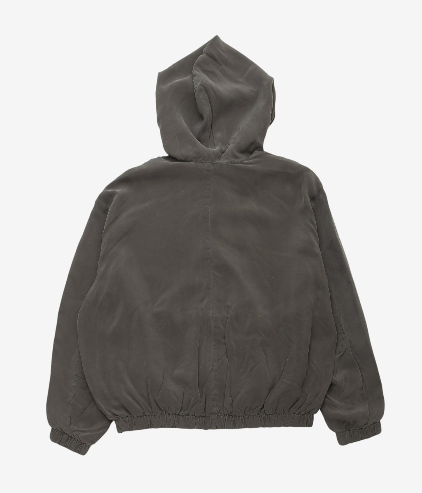 GABRIELA COLL GARMENTS ''NO.216 DOUBLE CUPRO HOODED ZIPPER JACKET'' (DUST)