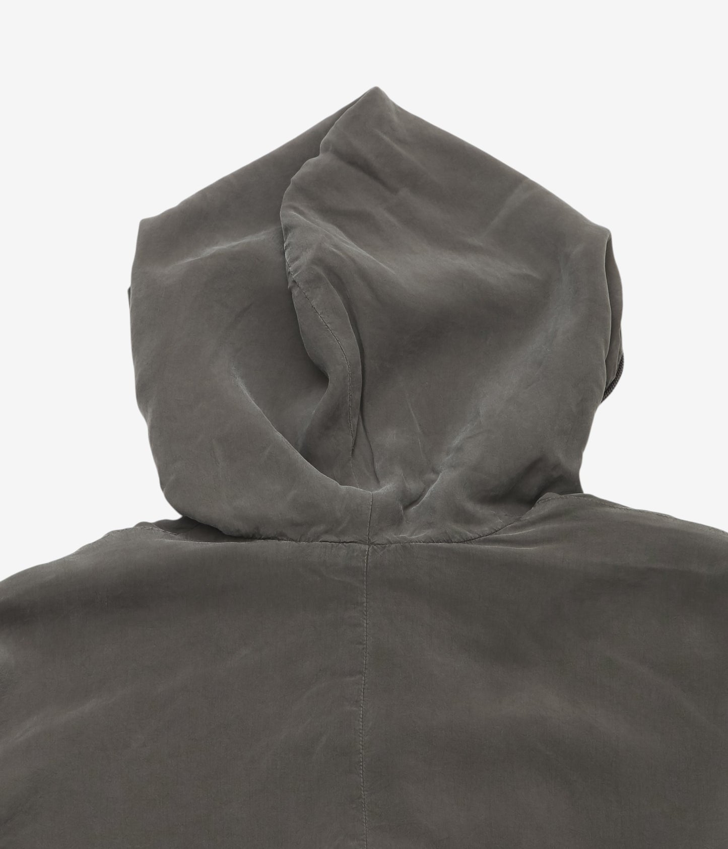 GABRIELA COLL GARMENTS ''NO.216 DOUBLE CUPRO HOODED ZIPPER JACKET'' (DUST)