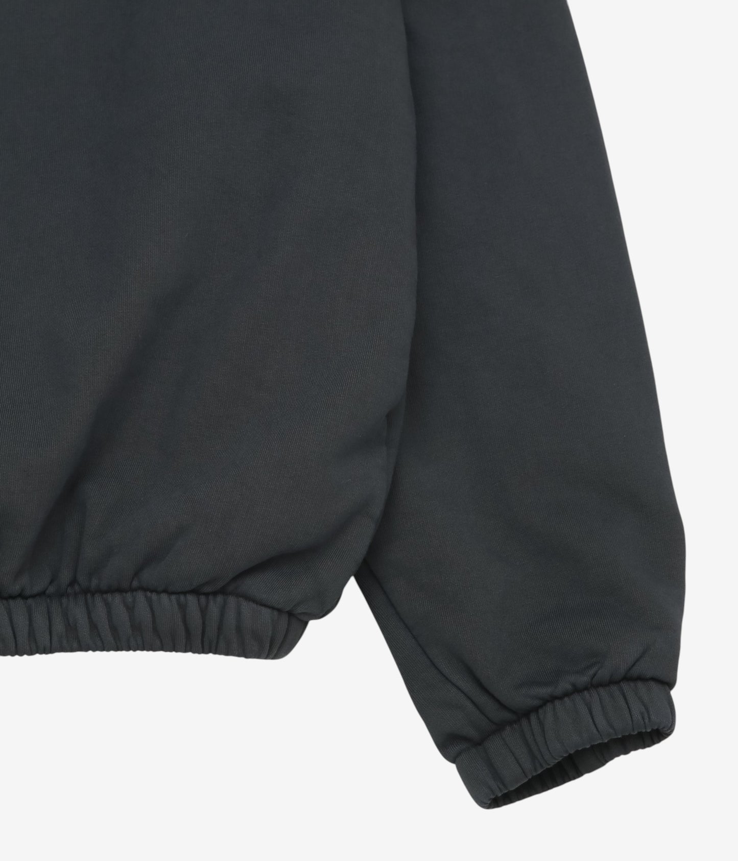 GABRIELA COLL GARMENTS ''NO.216 FLEECE HOODED ZIPPER JACKET'' (BLACK)